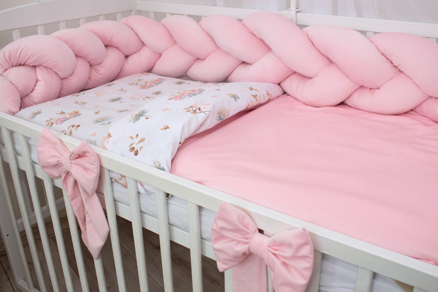 Zestaw do łóżeczka warkoczem sundream