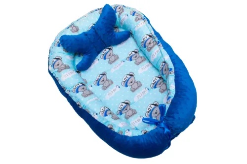 kokon-mis-boy-niebieskie-z-granatowym-minky