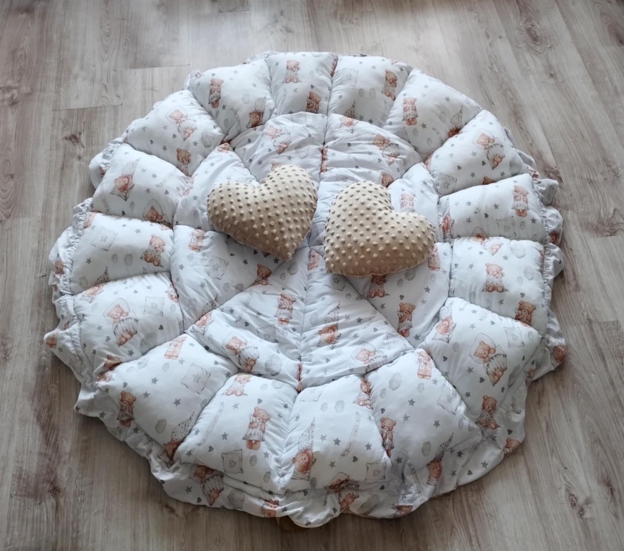 Gniazdko niemowlęce z velvetem - obrazek 2