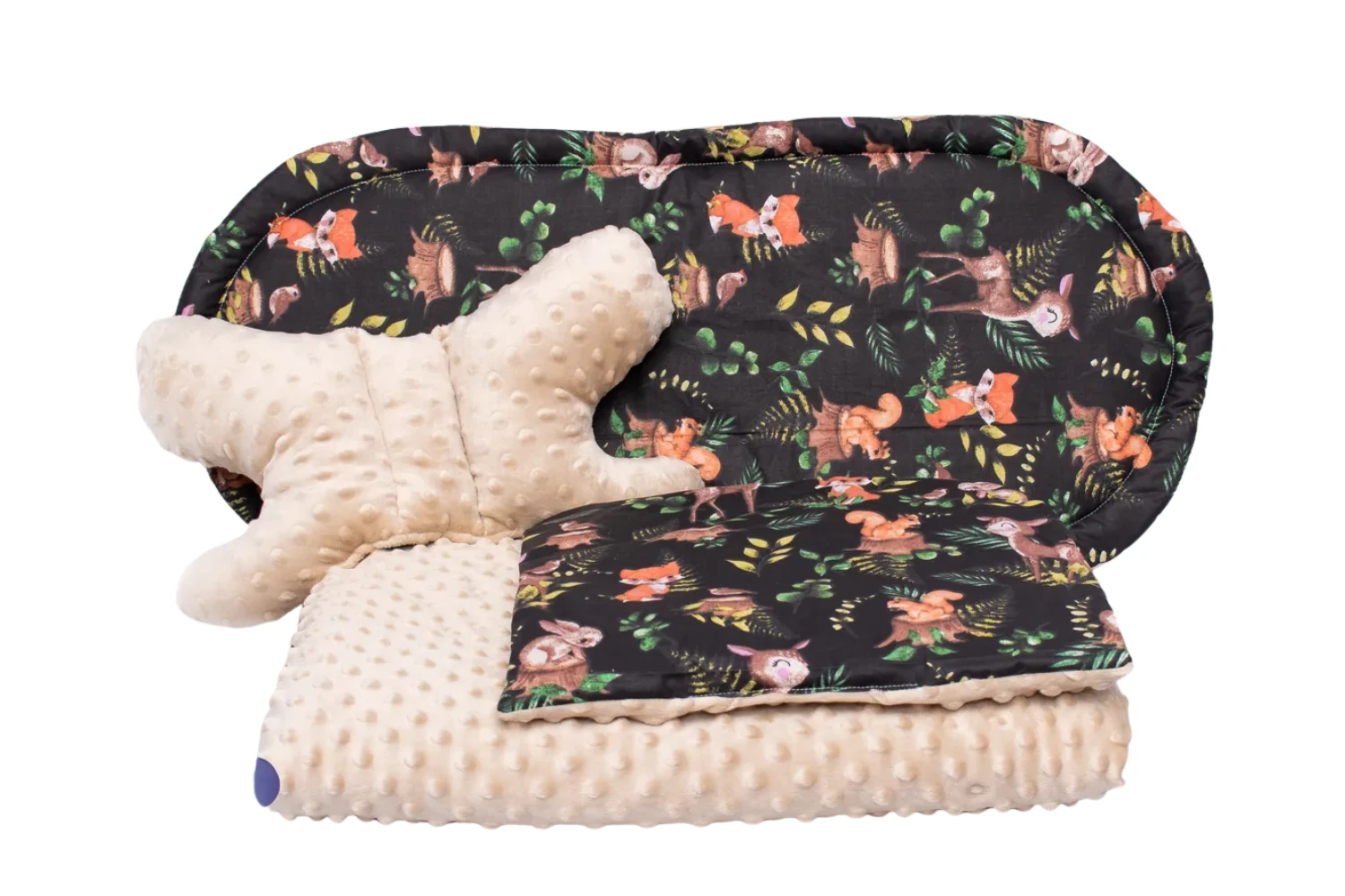 zestaw-do-gondoli-4elementy-czarny-las-minky-bezowe