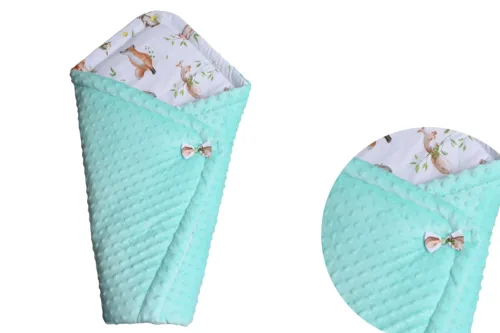 rozek-niemowlecy-zwierzeta-las-z-mietowym-minky